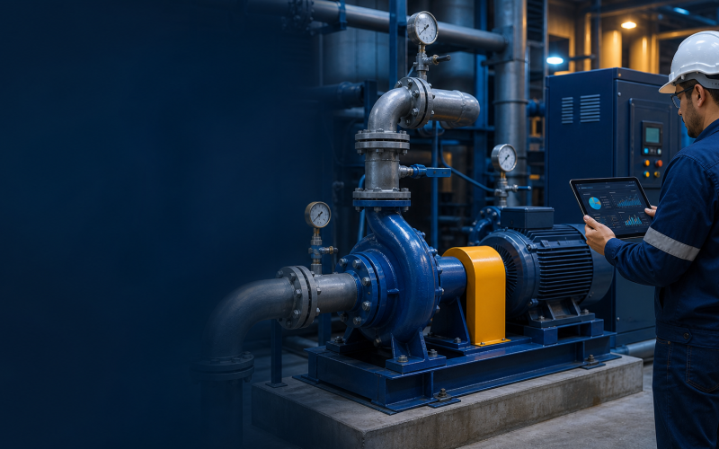 Sistema de bombeo industrial optimizado para reducir energía y mantenimiento