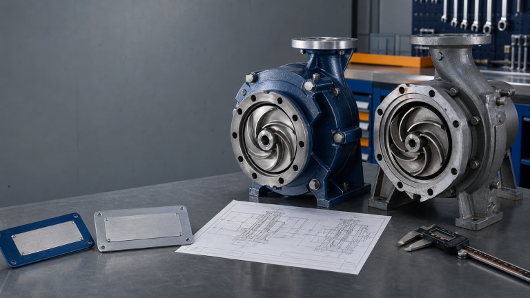 Bombas de proceso ANSI comparadas para evaluar un reemplazo industrial